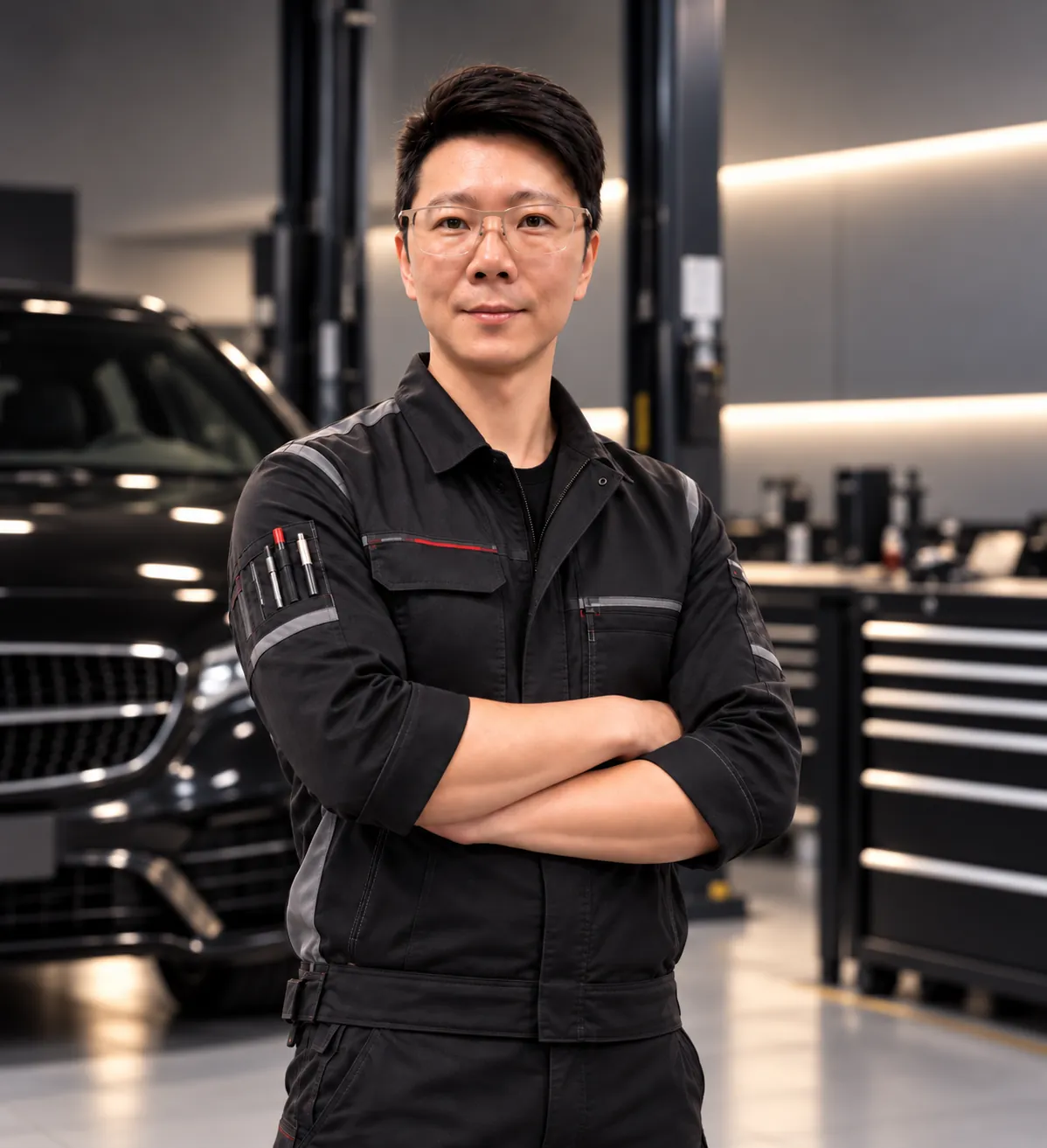 呈紘汽車保修負責人暨總技師形象照